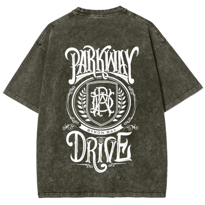 Unisex Vintage Washed  Parkway Drive Band t-Shirt