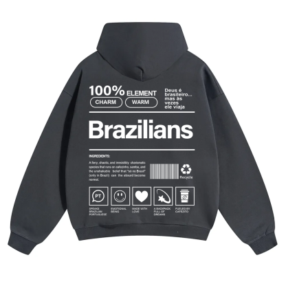 Brazilians Unisex Fit Color Hoodie wearishow