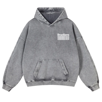 Brazilians Unisex Fit  Washed Hoodie wearishow