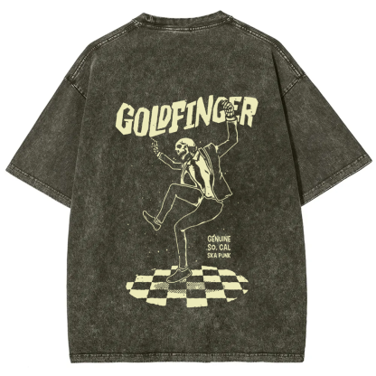 Unisex Vintage Goldfinger Band t-Shirt