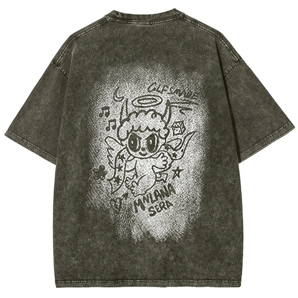 Unisex Vintage Angel Graphic t-Shirt