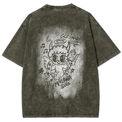 Unisex Vintage Angel Graphic t-Shirt