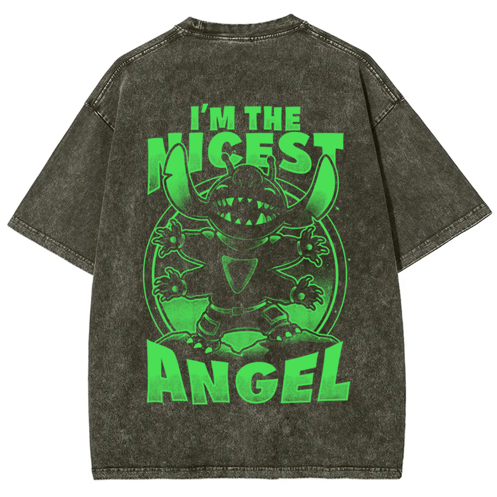 Unisex Vintage Cute Alien Nice Angel t-Shirt