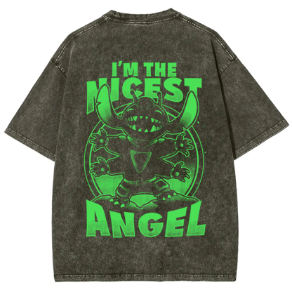 Unisex Vintage Cute Alien Nice Angel t-Shirt