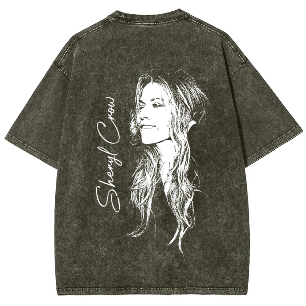 Unisex Vintage  Sheryl Crow Singer t-Shirt