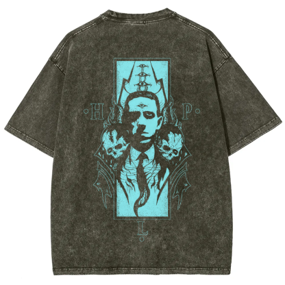 Unisex Vintage H.P. Lovecraft Celebrities  t-Shirt