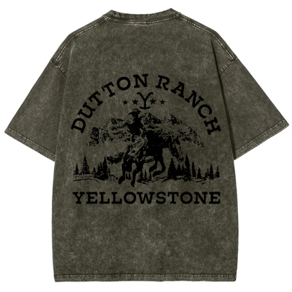 Unisex Vintage Yellowstone TV Series Casual Printed t-Shirt