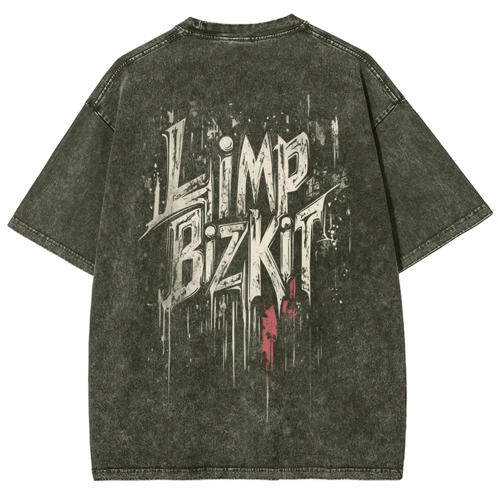 Unisex Vintage  Limp Bizkit Band  t-Shirt