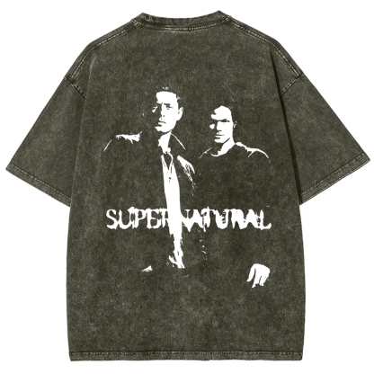 Unisex Vintage  Supernatural TV show t-Shirt