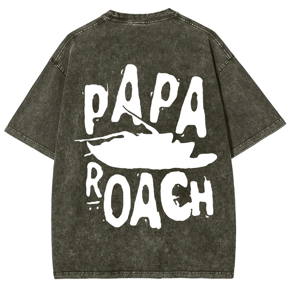 Unisex Vintage Papa Roach Rock Band t-Shirt