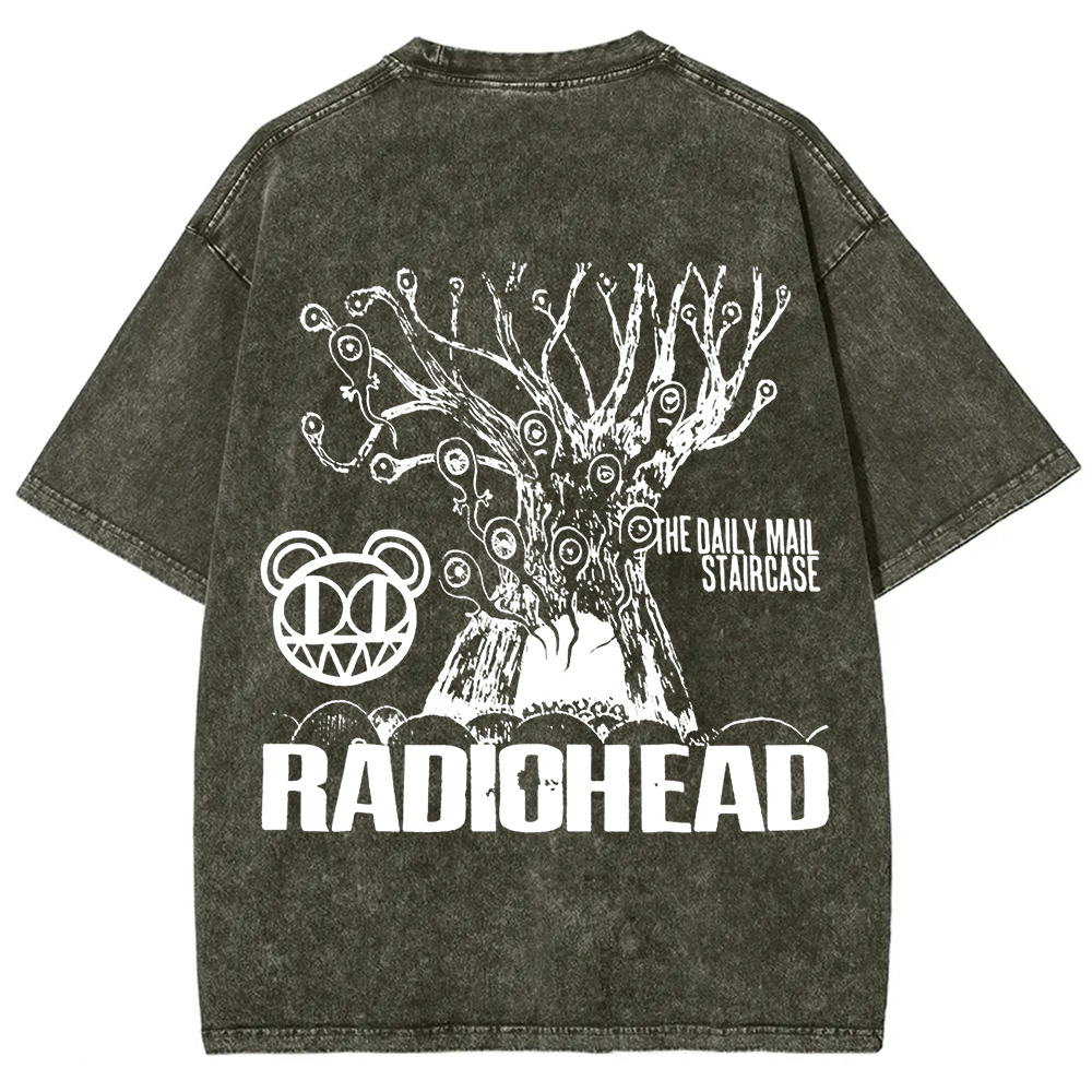 Unisex Vintage  Radiohead Band t-Shirt