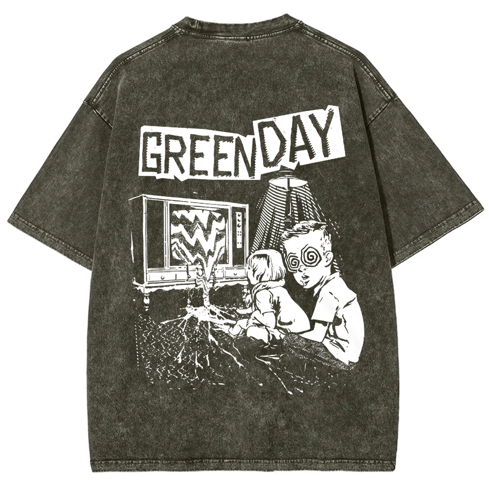Unisex Vintage Green Day Band t-Shirt