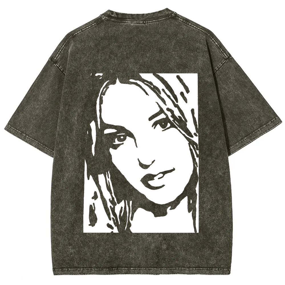 Unisex Vintage  Britney Singer  t-Shirt