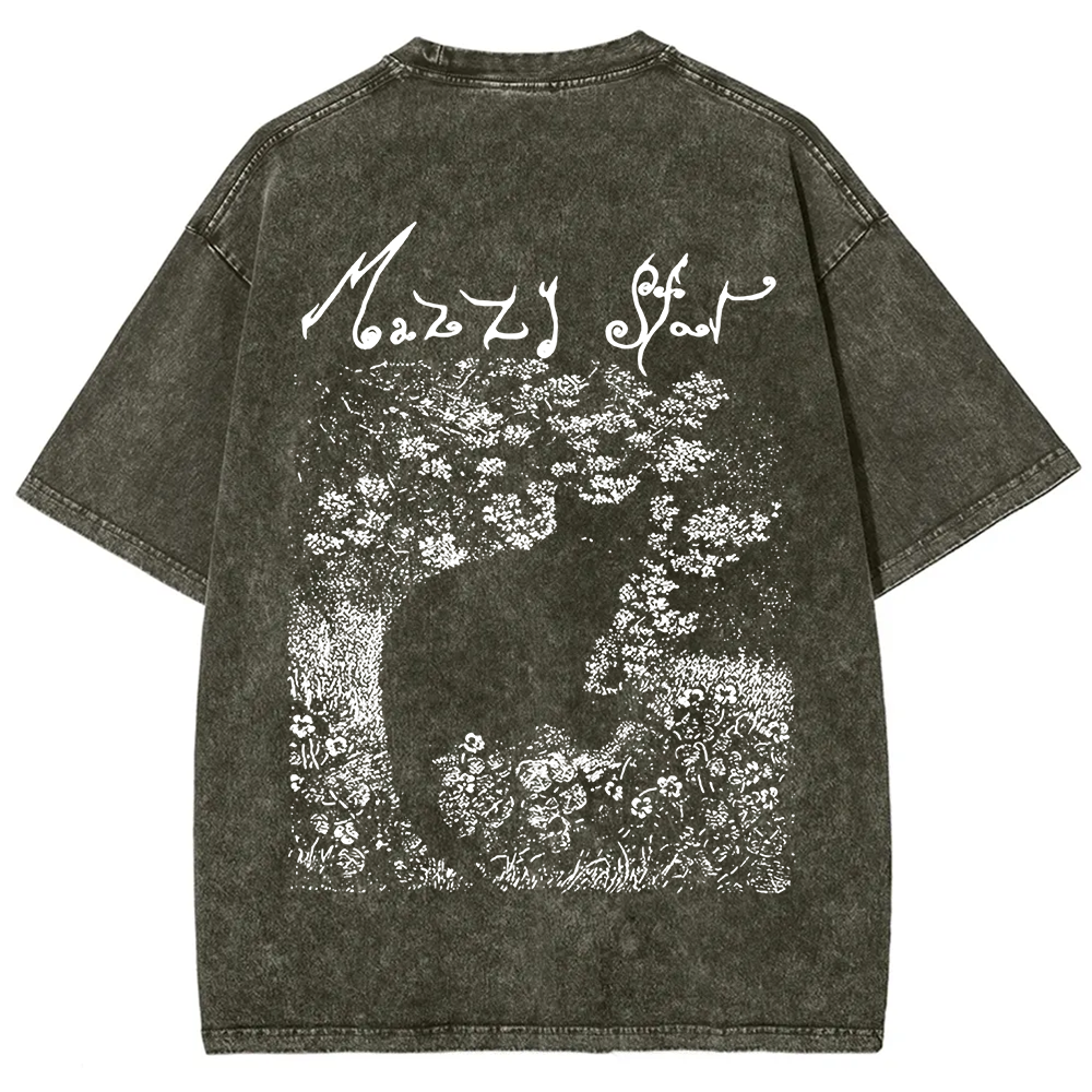 Unisex Vintage  Mazzy Star Band t-Shirt