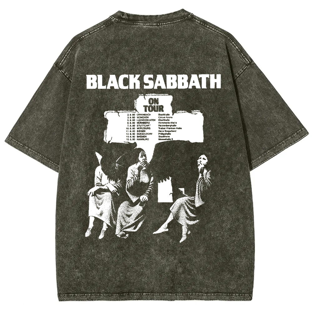 Unisex Vintage  Black Sabbath Band t-Shirt