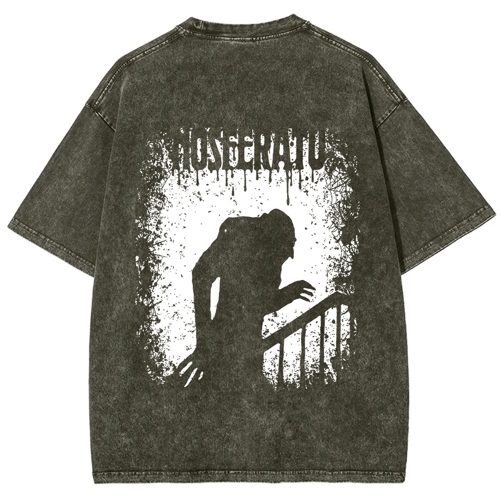 Unisex Vintage   Nosferatu 1922 Horror Movie  t-Shirt