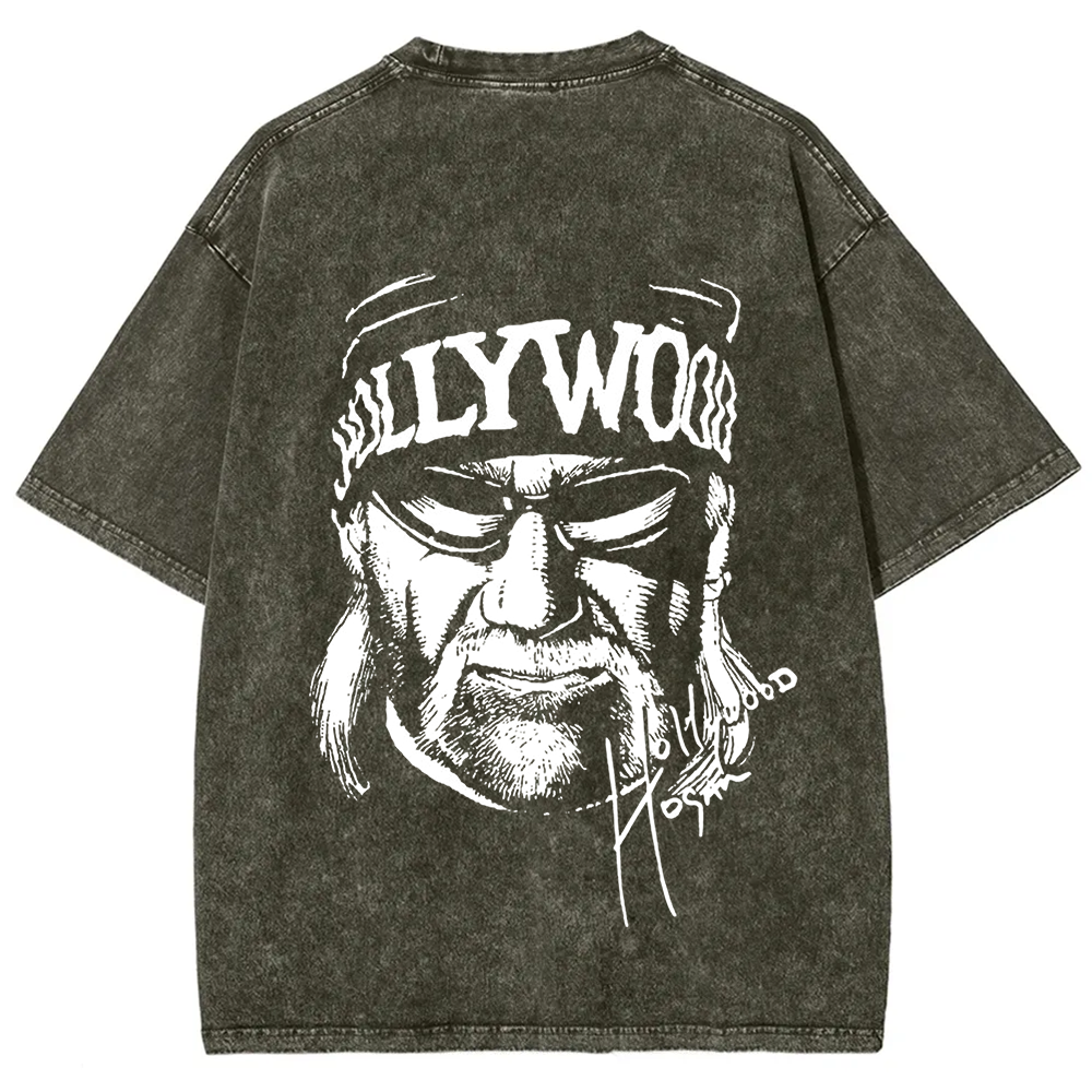 Unisex Vintage  Wrestling WCW Hollywood Hulk Hogan  t-Shirt