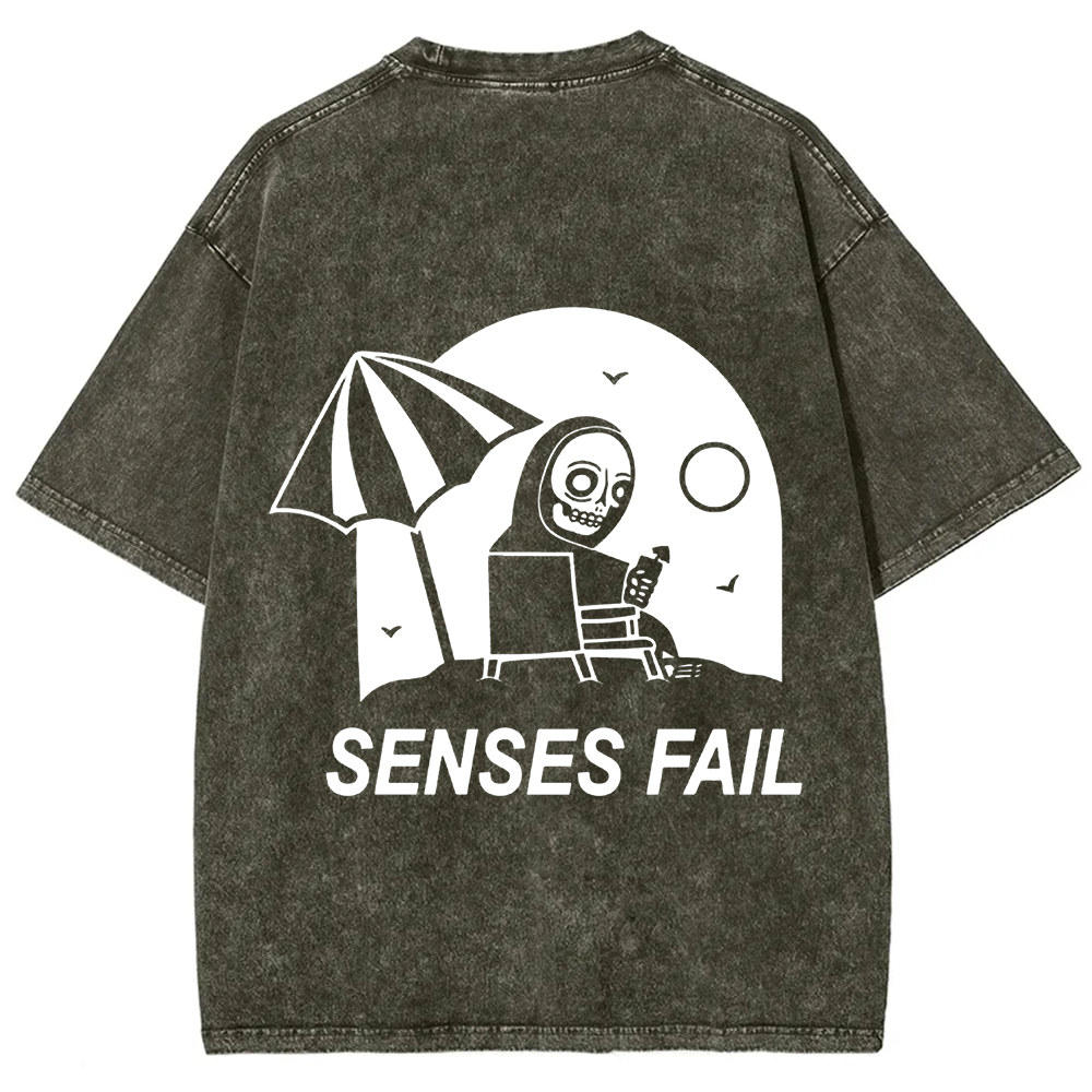 Unisex Vintage Senses Fail Band  t-Shirt