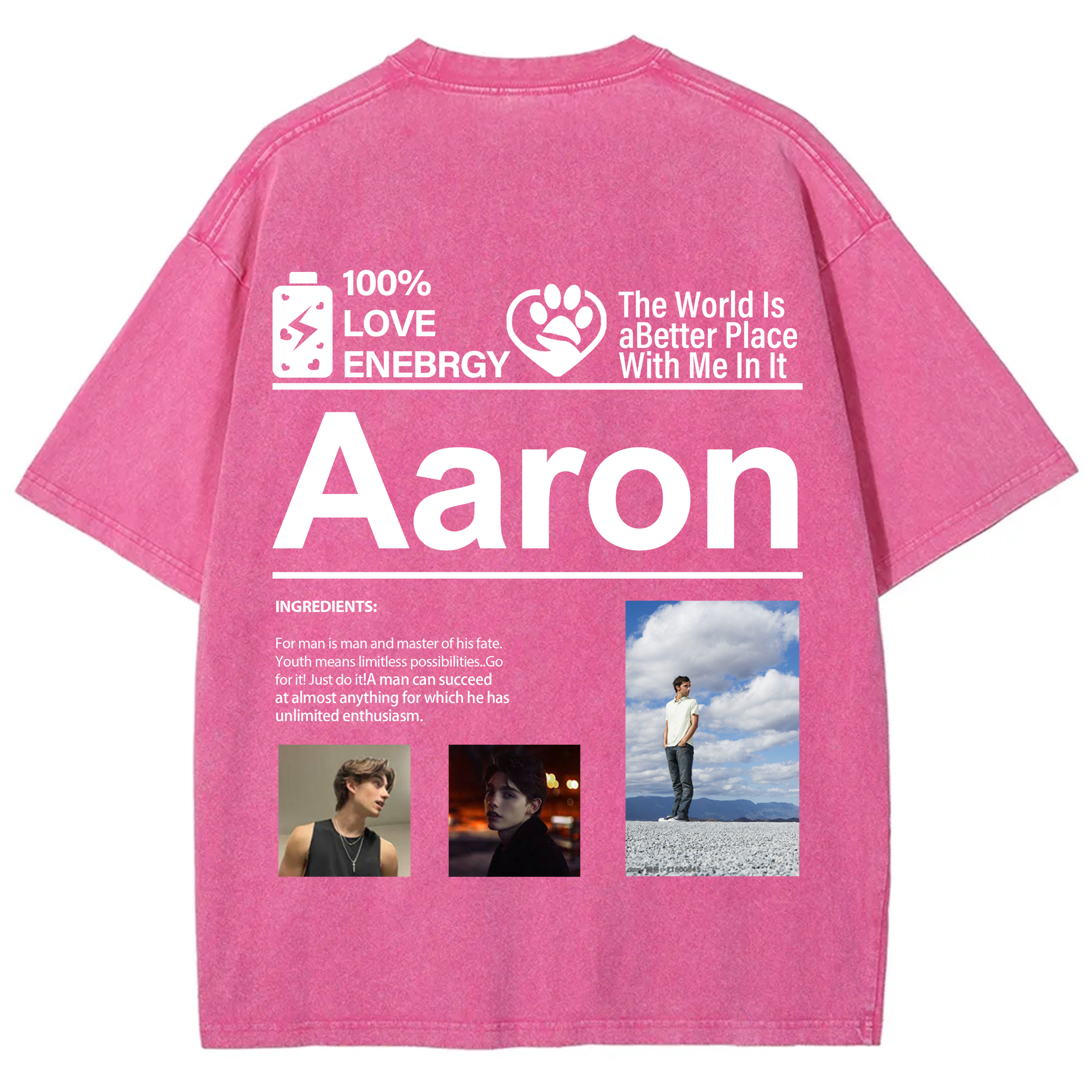 Design your own clothing pattern Unisex Fit Washed T-Shirt