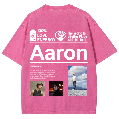 Design your own clothing pattern Unisex Fit Washed T-Shirt