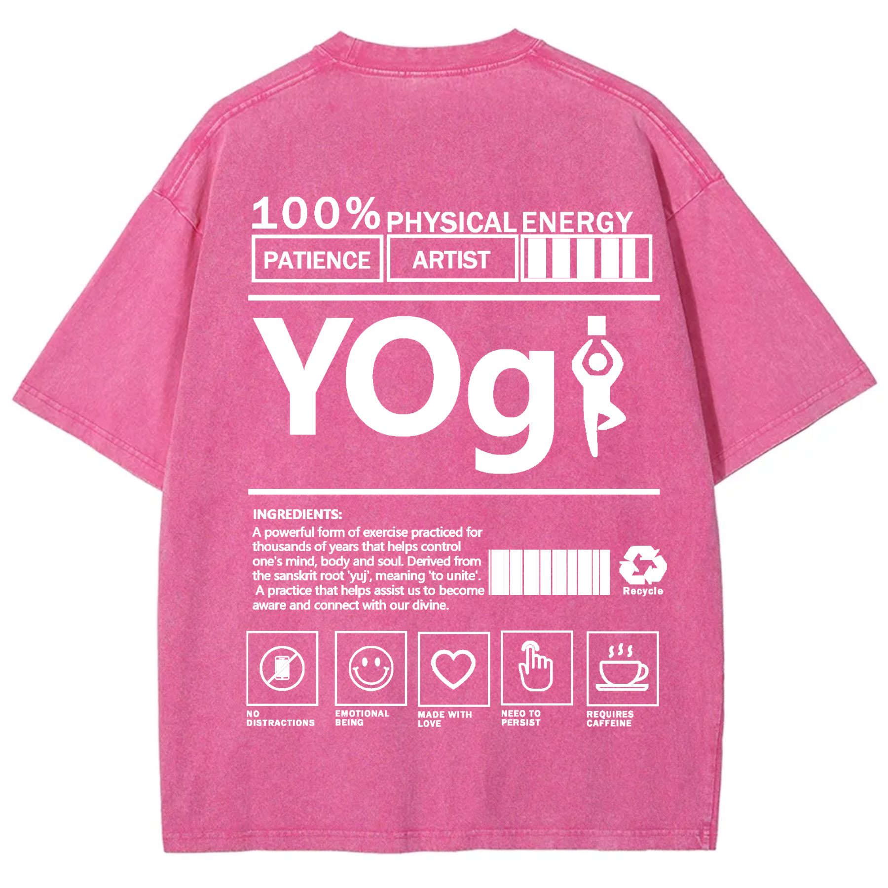 Yogi Solid Color Unisex T-shirt