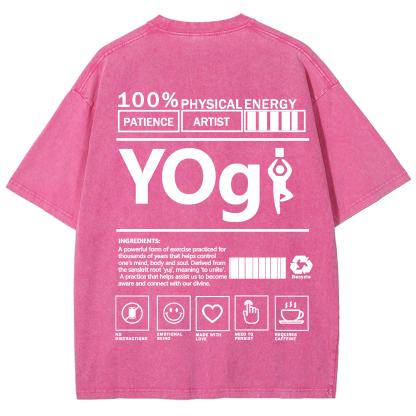 Yogi Solid Color Unisex T-shirt