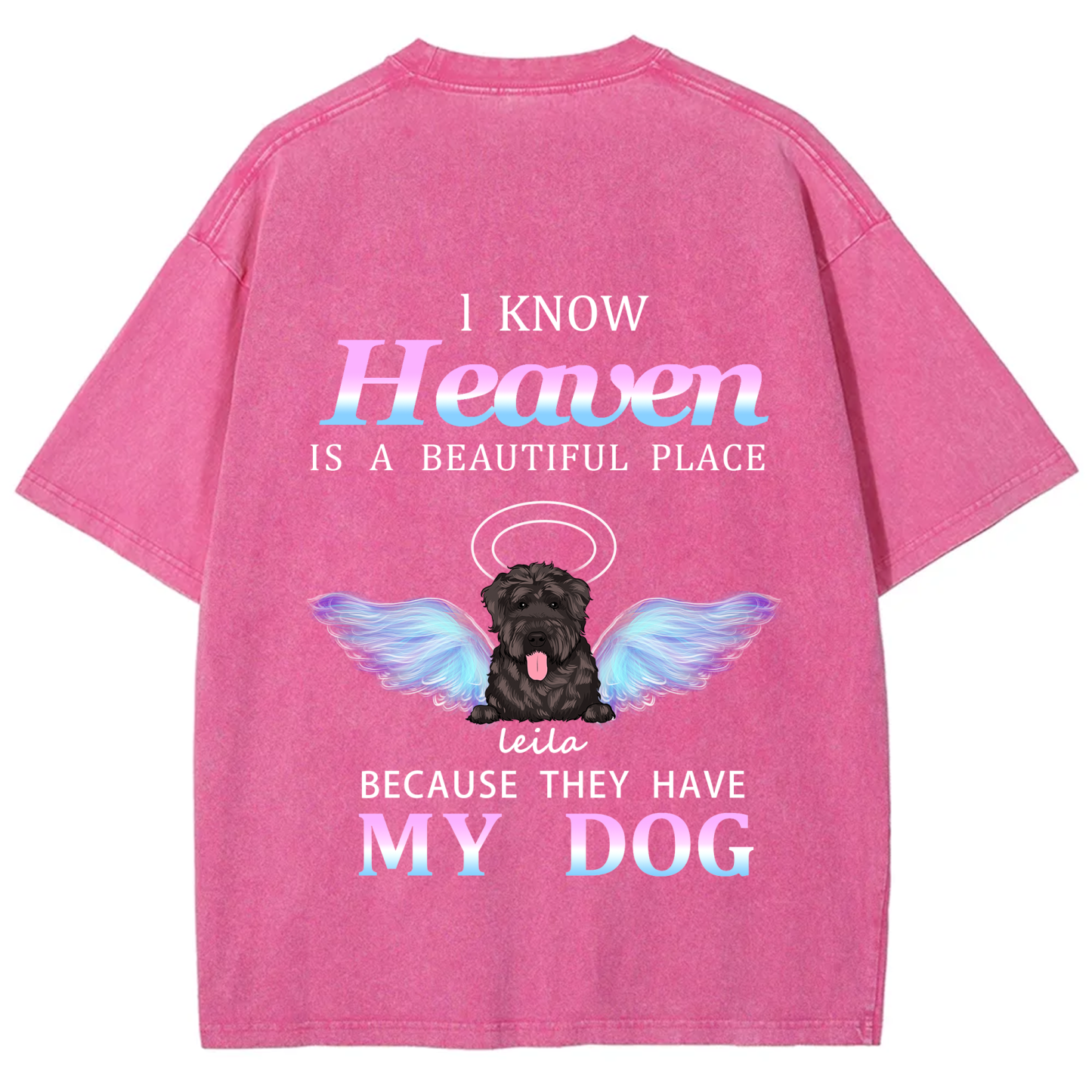 Heaven Is A Beautiful Place - Personalized Custom Unisex T-shirt