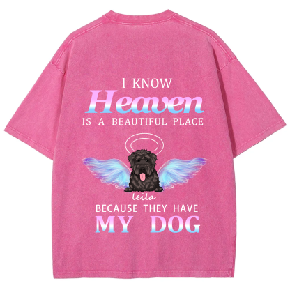 Heaven Is A Beautiful Place - Personalized Custom Unisex T-shirt