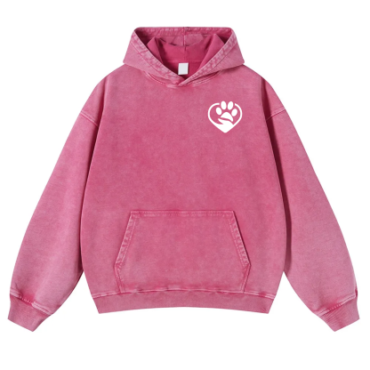 Pet Photo Creative Customized Unisex Washed Hoodie