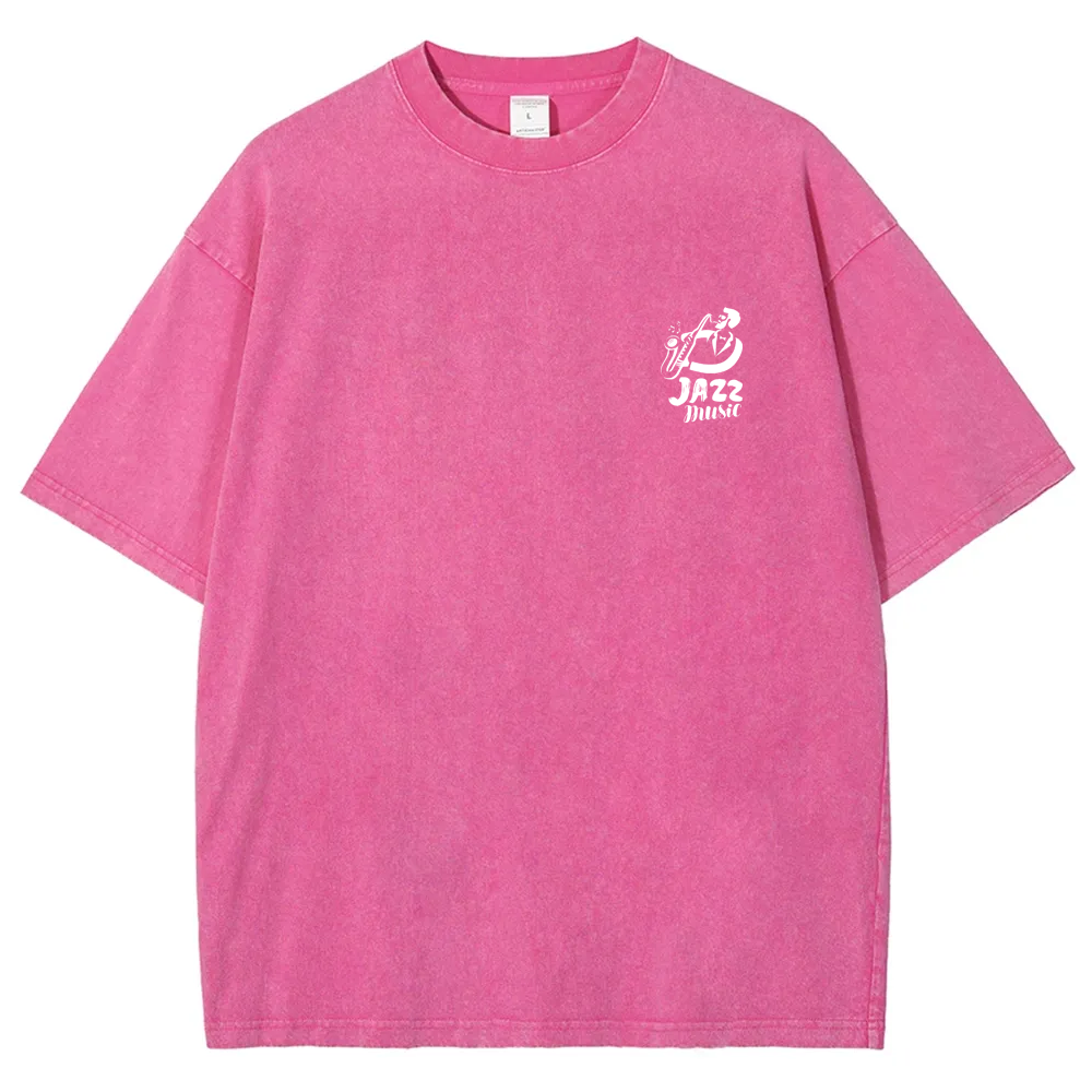 Saxophonist Unisex Fit Washed T-Shirt  wearishow