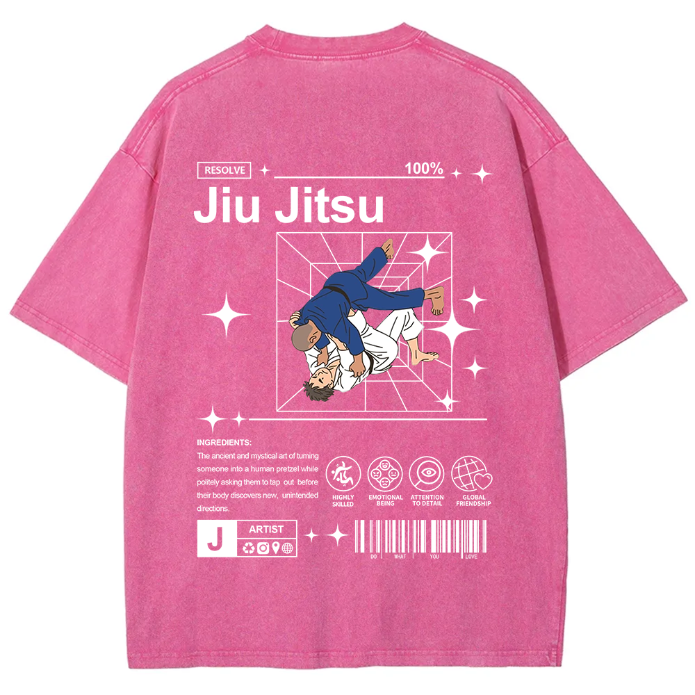 Jiu Jitsu Unisex Fit Washed T-Shirt