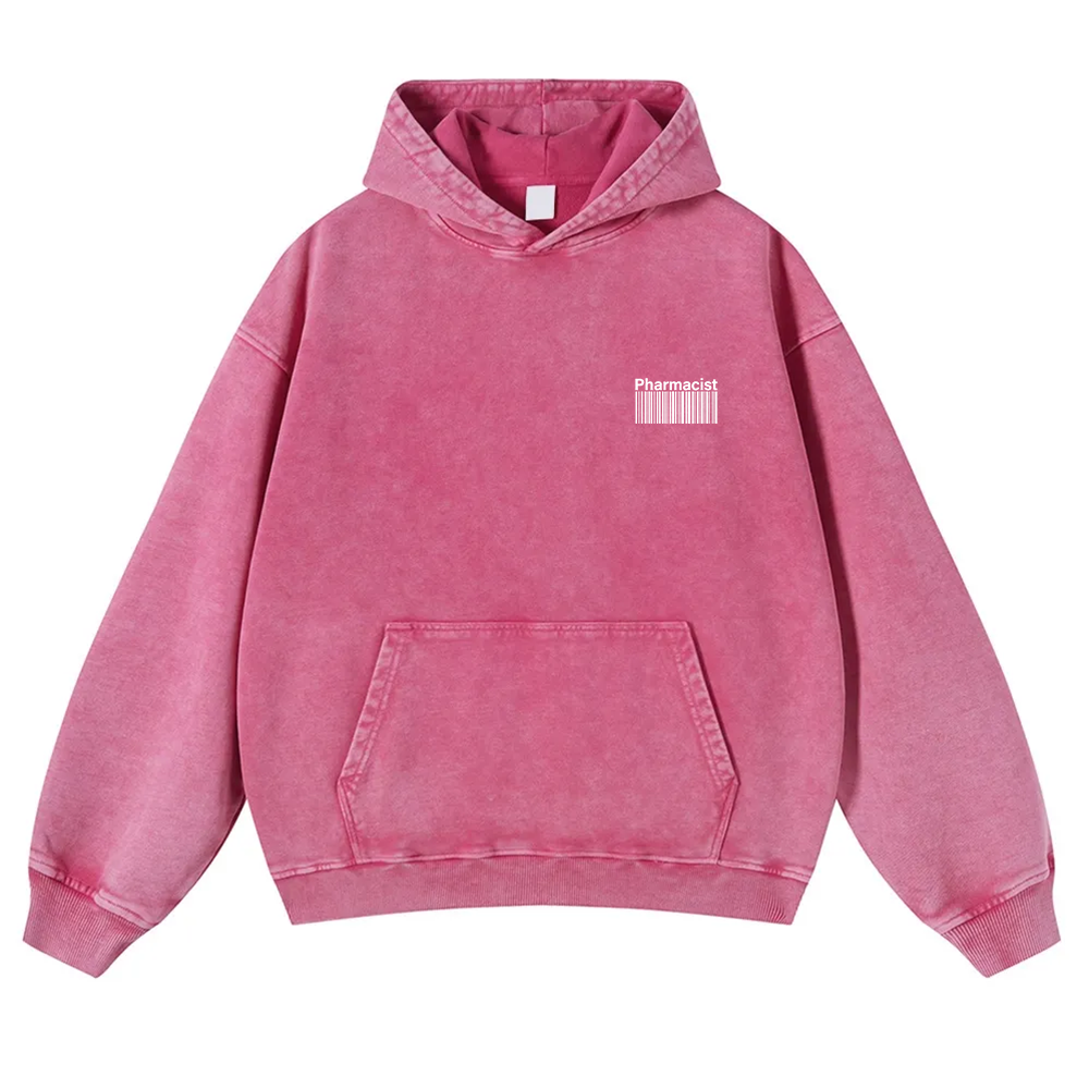 Pharmacist Washed Hoodie wearishow
