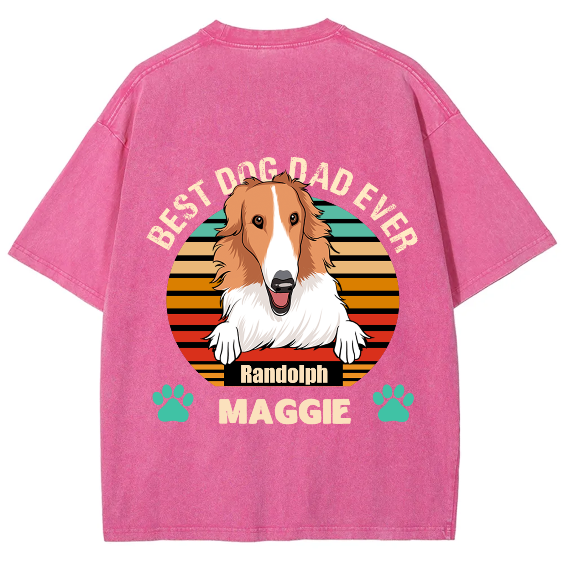 Best Dog Mom and Dad Ever - Personalized Custom Unisex T-shirt