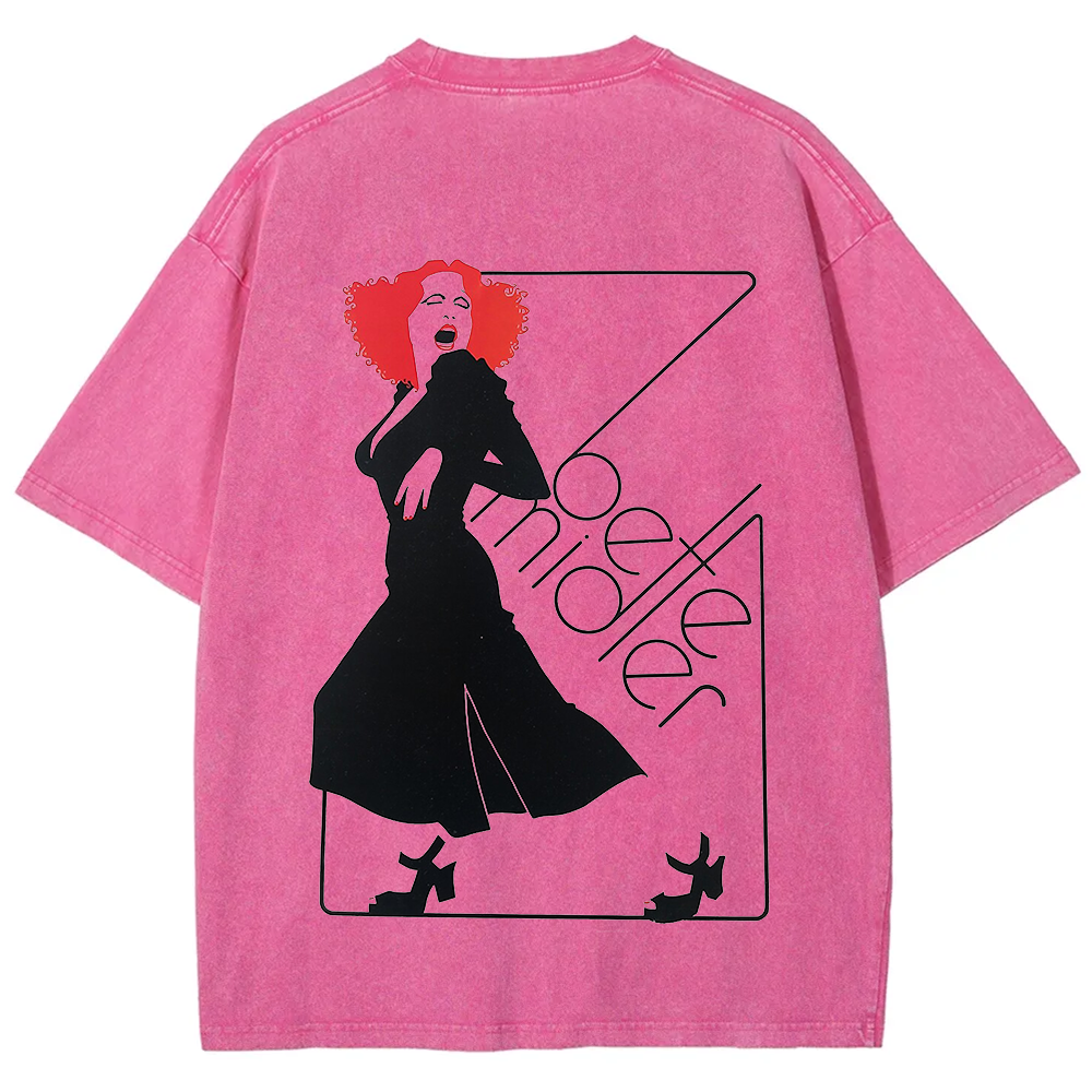 Bette Midler Singer Vintage Washed T-Shirt