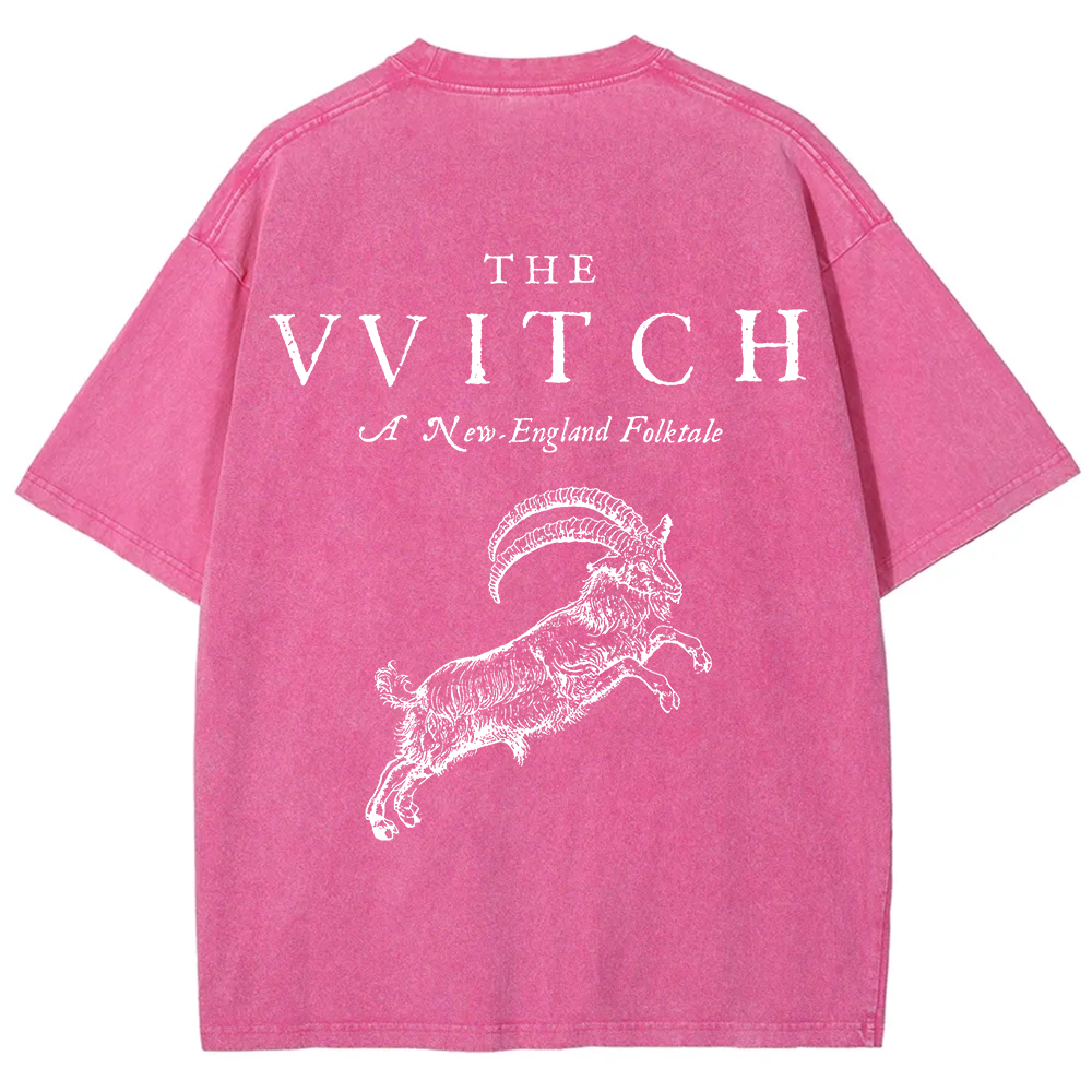 Unisex Vintage Washed The Witch  T-shirt