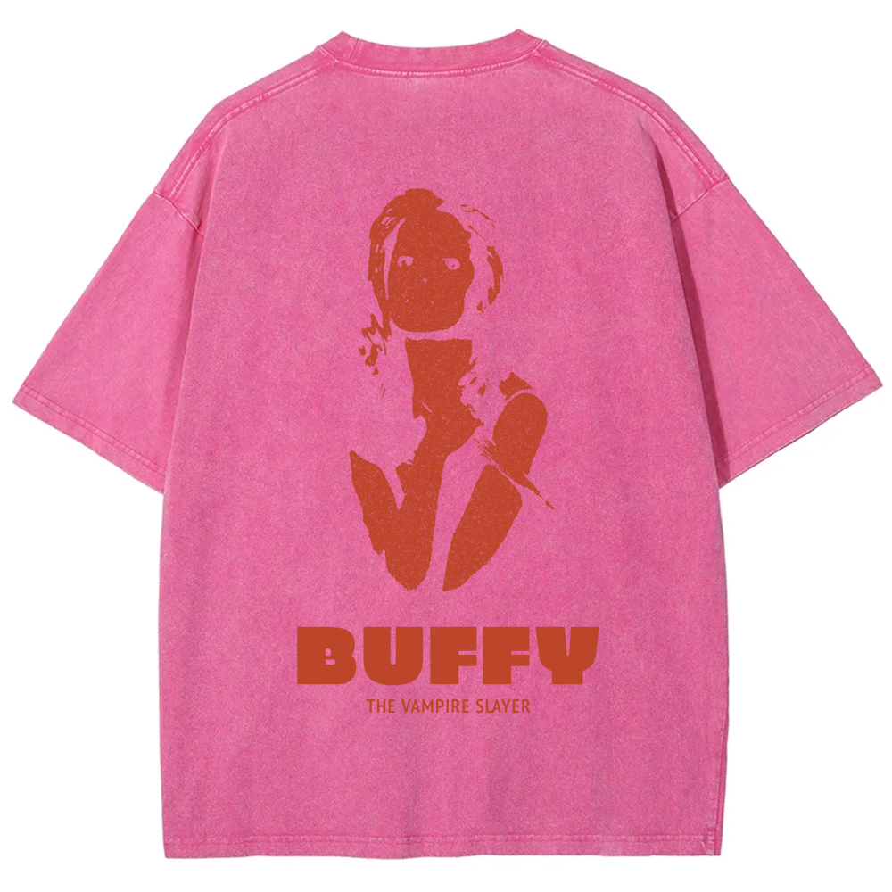 Buffy The Vampire Slayer TV Series Vintage Washed T-Shirt