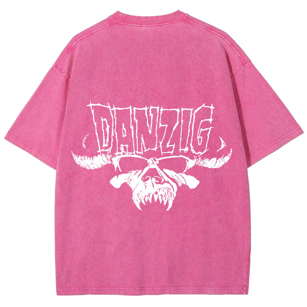 Unisex Vintage Washed DANZIG T-Shirt