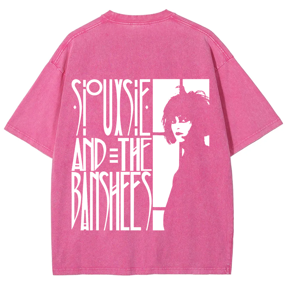 Unisex Vintage Washed Siouxsie and the Banshees T-Shirt