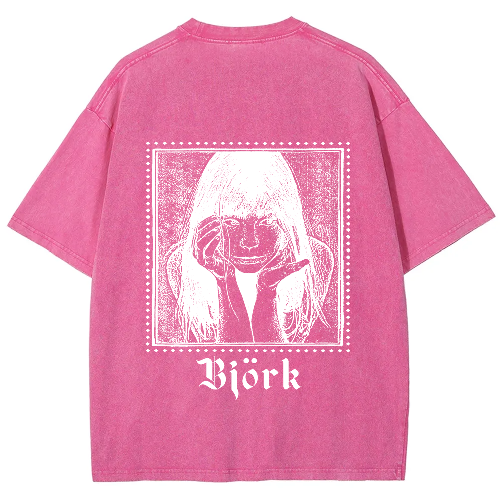 Björk Singer Vintage Washed T-Shirt