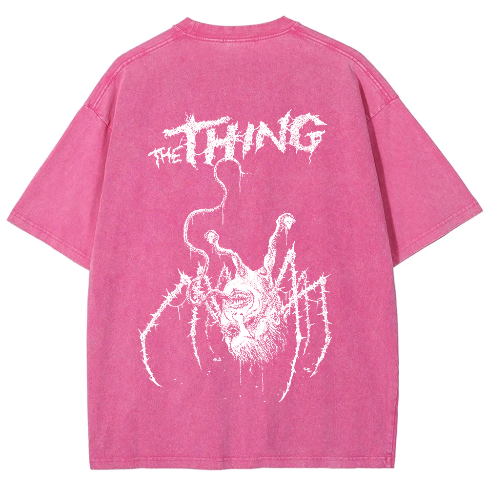 Unisex Horror The thing Print T-Shirt