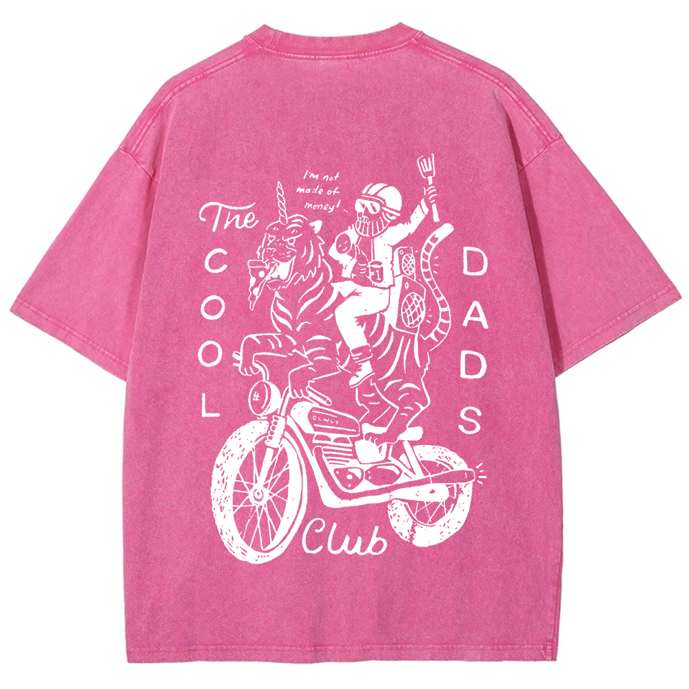 The Cool Dads Club Unisex Fit Washed T-Shirt