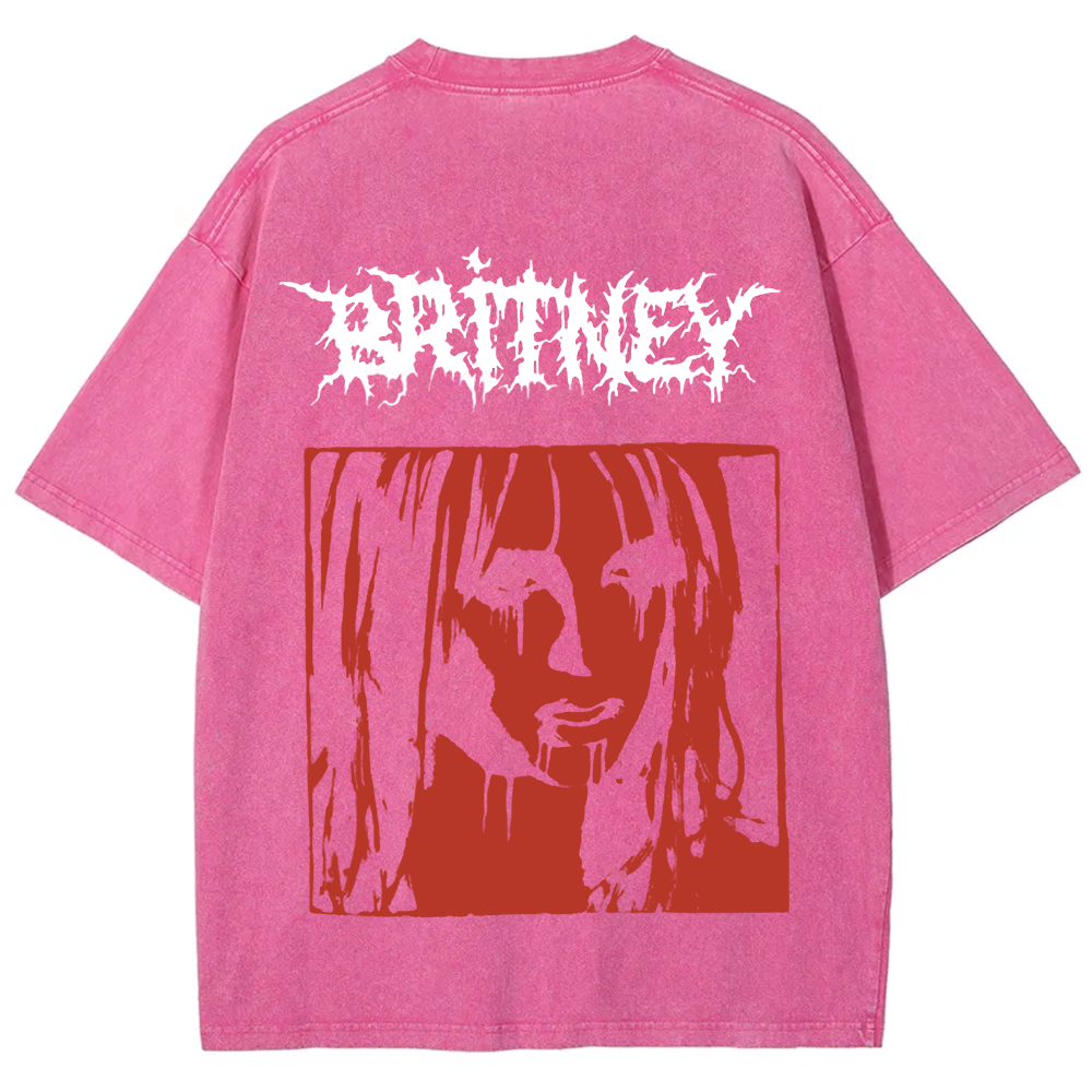 Britney Singer Washed t-Shirt
