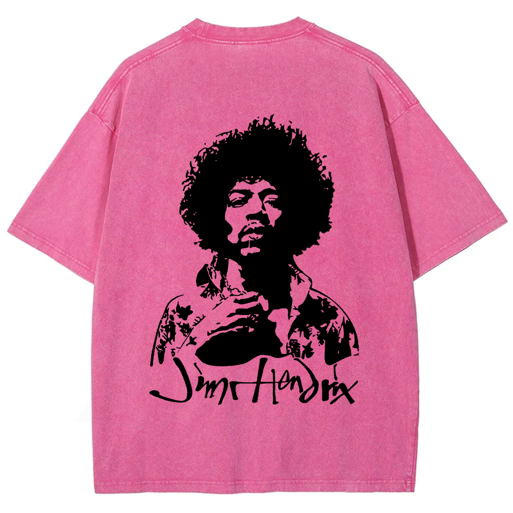 The Jimi Hendrix Experience Band Casual Printed t-Shirt