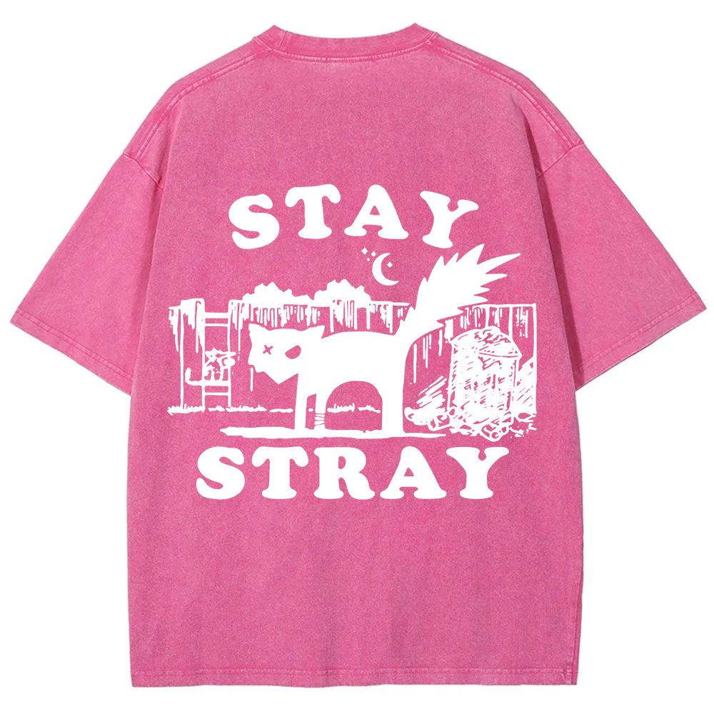 Stray Cat Funny Retro Graphic Unisex Classic t-Shirt