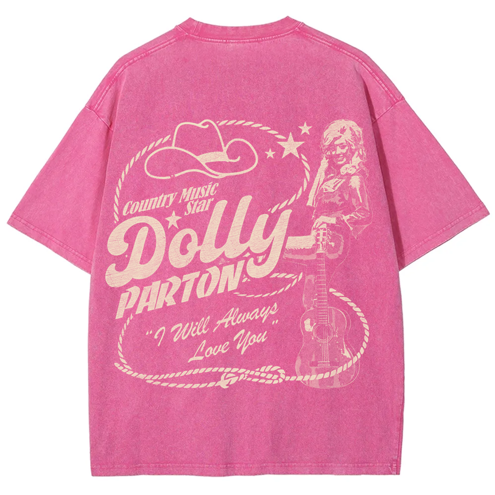 Dolly Parton Singer Washed t-Shirt
