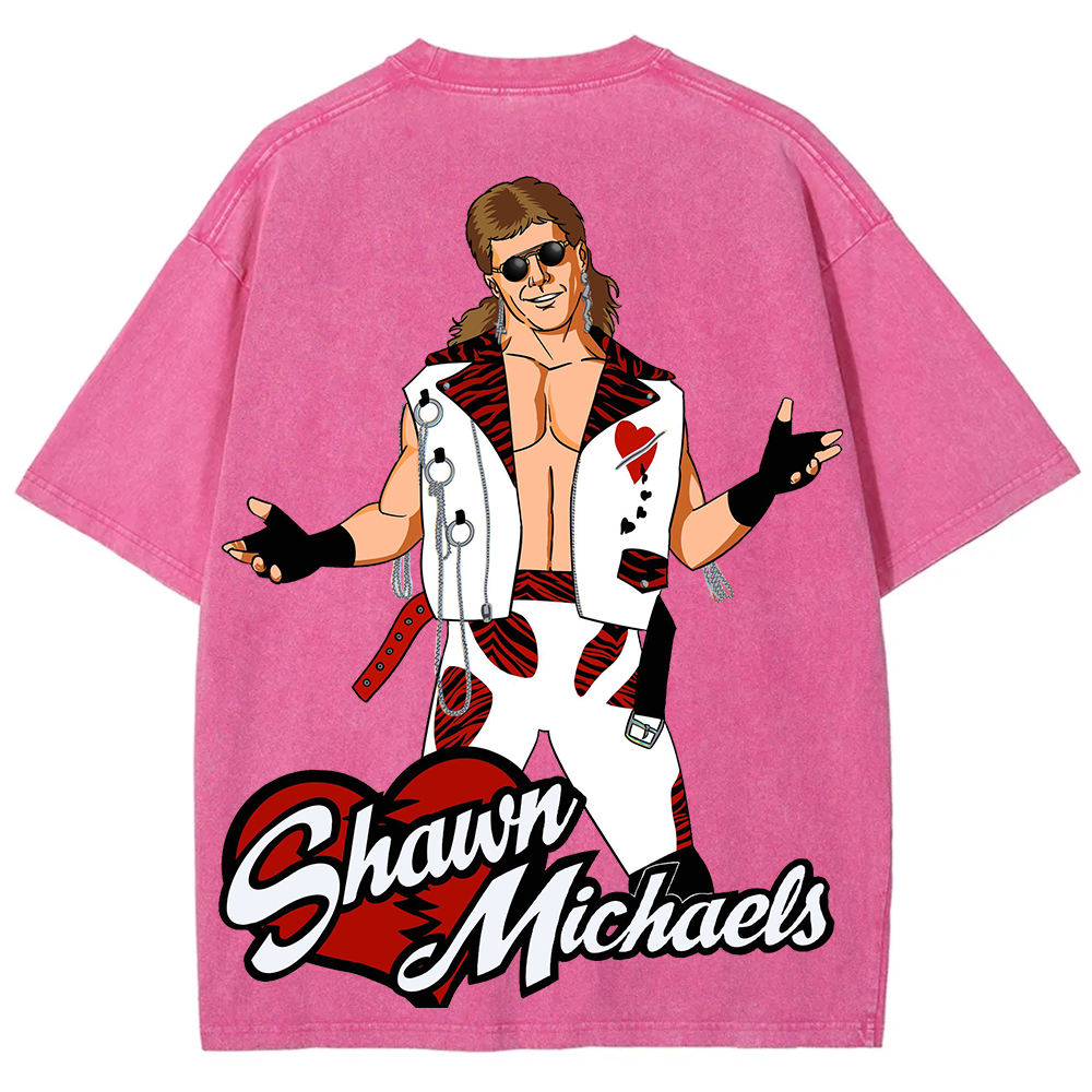 WWE Shawn Michaels Casual Printed t-Shirt