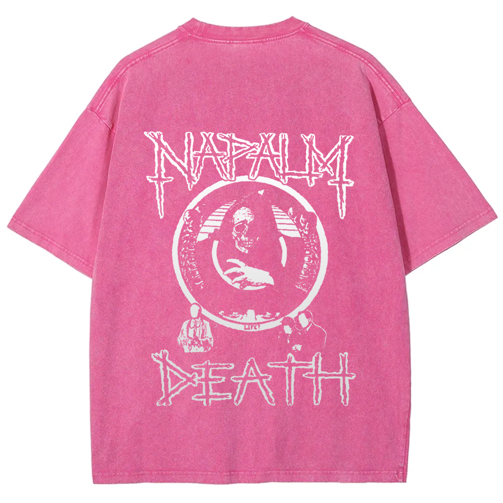 Unisex Vintage  Napalm Death Ban  t-Shirt