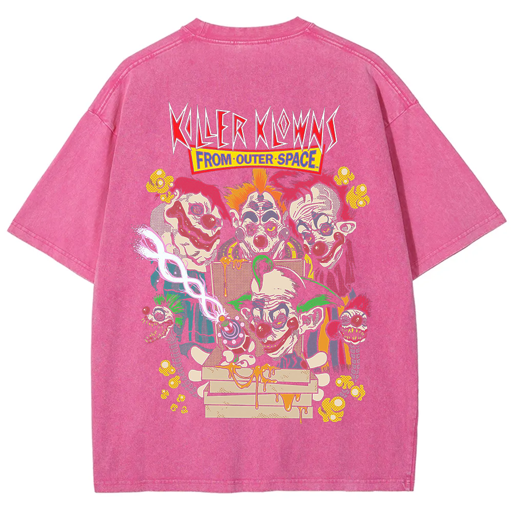 Unisex Vintage Killer Klowns from Outer Space Horror Movie t-Shirt