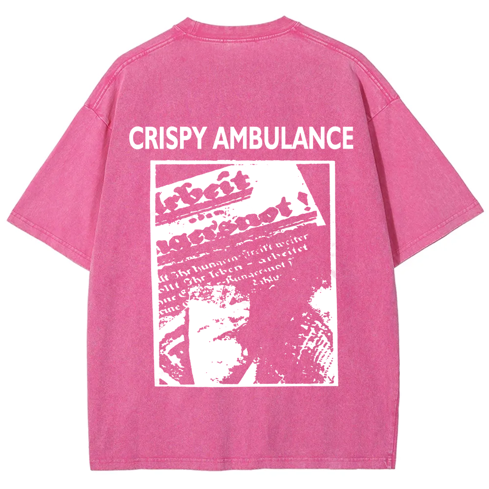 Unisex Vintage Crispy Ambulance Band t-Shirt