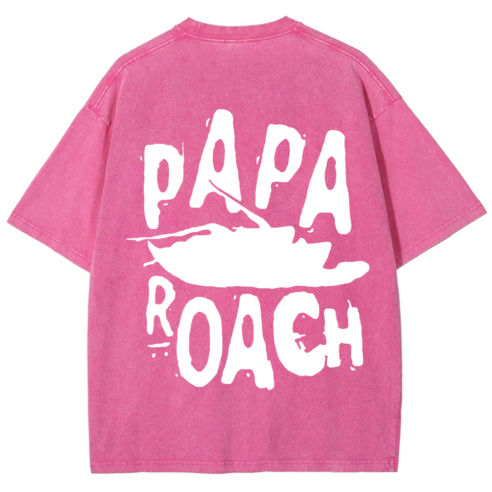 Unisex Vintage Papa Roach Rock Band t-Shirt